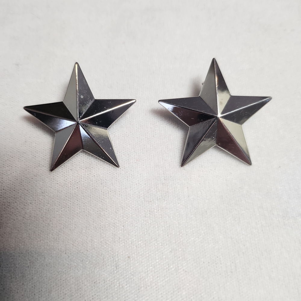Silver Star Earrings